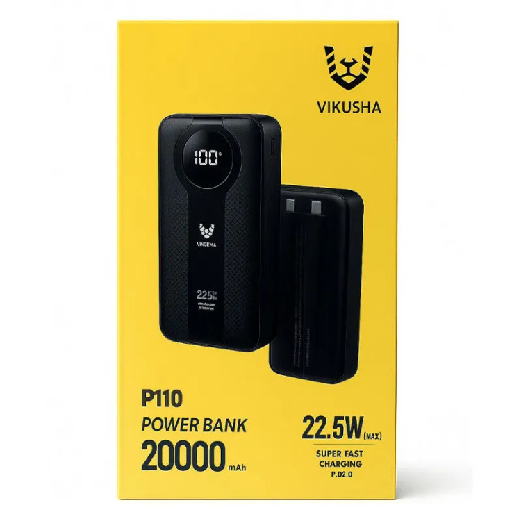 پاوربانک ویکوشا مدل P110 ظرفیت 20000 میلی آمپر ساعت