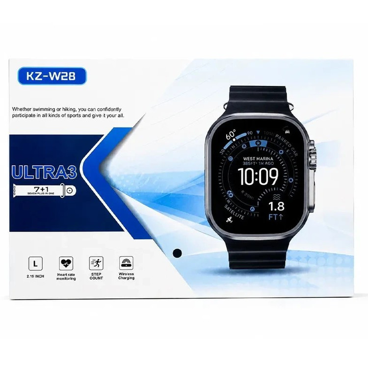 ساعت هوشمند طرح اپل اولترا مدل KZ-W28
