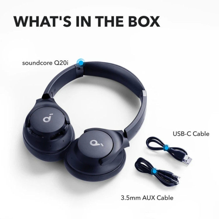 هدفون بی سیم انکر مدل Soundcore Q20i_A3004